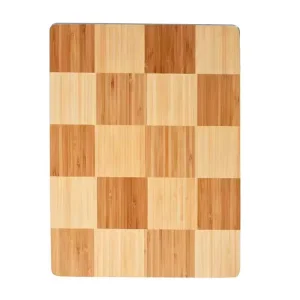 Bamboo Cheap Cutting Chopping Boards with Deep Juice Groove Side Handles for Vegetables and Meat