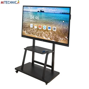 86 Inch Infrared LED Touch Computer 4K Touch Interactive Flat Panel Smart Board Miboard Kiosk Conference Meeting Whiteboard Display for Education