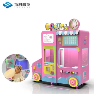 Automatic Cotton Candy Vending Machine Car Shape