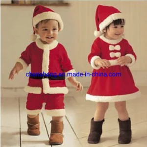 Conjunto de ropa de Santa Claus para niños, bebés, niños y niñas, ropa navideña para fiestas para niños