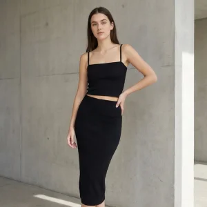 Pure Sustainable Cashmere Skirt
