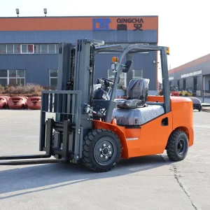 China Manufacturer Industrial 3ton 3t 3000kg Counterbalanced Diesel Forklift Heavy Duty Warehouse Container Lifting Fork Lift