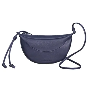 Bolso baguette de cuero de vaca