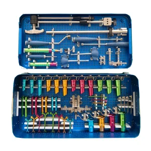 High Quality Stainless Steel Spine Pedicle Screw Instruments Set Minimal Invasive Manual Tubular Retractor for OLIF