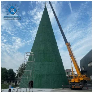 Customizable Large-Scale Lighted Giant Christmas Tree for Shopping Malls &amp; Theme Parks 50m Giant Christmas Tree