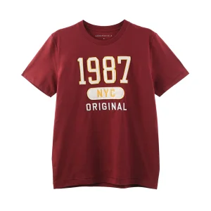 China Men Applique Embroidery T Shirt
