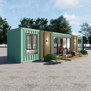 Custom Two Story Multi-level Prefabricated Hotel Insulated Shipping Containers Home