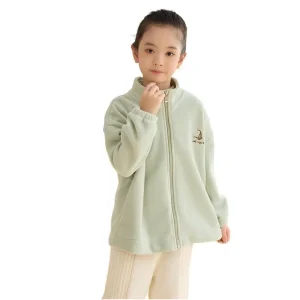 Abrigo de invierno para niños grandes y altos con cuello alto y mangas largas