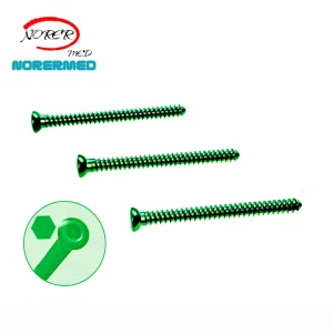 Titanium Orthopedic Cortical Cancellous Screw Implant