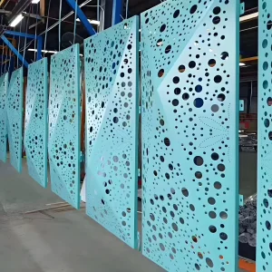 Decorative Metal Building Material Laser Cut Perforated Wall Panels Interior Exterior Aluminum Acoustic Wall Panel with Best Factory Price