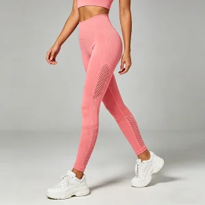 Custom High Waist Yoga Leggings Soft Stretchy Mesh Workout Pants Breathable Tummy Control Solid Four-Way Stretch Quick Dry