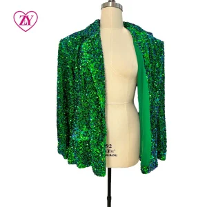 Eco Friendly Sequin Blazers for Women