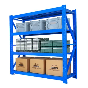 Shibang Racking Adjustable Metal Boltless Shelf and Racks Warehouse Storage Medium Duty Metal Rack Shelf