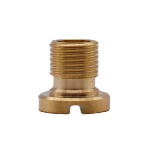 Mass Production Brass Watch Crown with Automatic Lathe Turning OEM Service for Quick Delivery