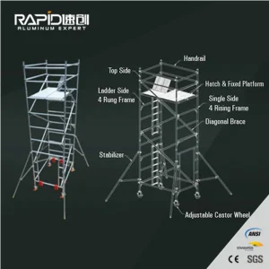 Aluminum Steps Scaffold