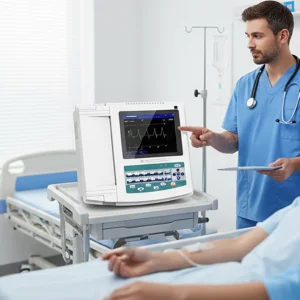 Monitor Cardíaco Avanzado Contec ECG1200g Certificado CE 12-Lead