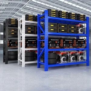 Shibang 300KG Adjustable Boltless Pallet Racking Long Span Storage Shelving Units Garage Metal Stacking Racks & Shelves