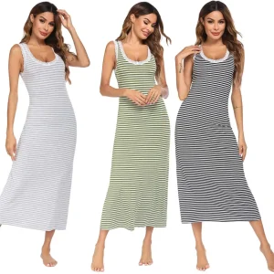 Striped Nightgowns