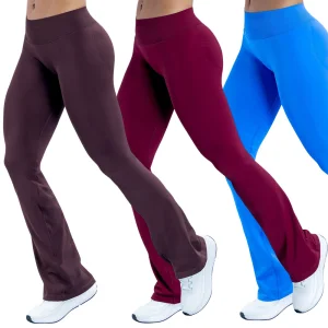 Wholesale Seamless Tummy Control Flare Leggings