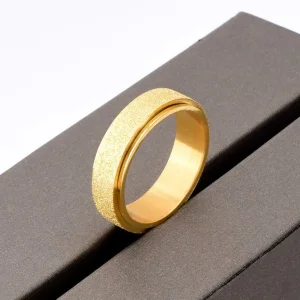 Factory Wholesale Fashion Jewelry European and American Ins Fashion Niche Light Luxury Temperament Stainless Steel Ring Jewelry