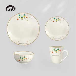Islamic Lantern Ceramic Dinner Set