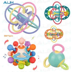 Baby sensory ball teether