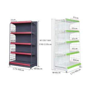 Wholesale Supply Double-sided Storage Shelving Retail Store Shelf Supermarket Gondola Shelving Display Shelf