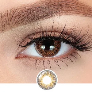 Fresh Brown Circle Lens