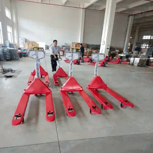 Warehouse Using Hand Pallet Lifter Pallet Jack Truck with Little Turning Radius