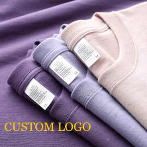Blank 100% Cotton O-Neck Plain T Shirt For Men Customize Print LOGO Wholesale Custom T Shirt