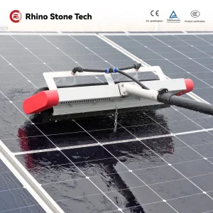 Portable Wireless Solar Cleaner, Electric PV Cleaning Equipment with Lithium Battery and Brushless Motor Solar Power Station/Rooftop Panel Washing Tool