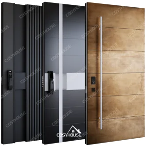 Copper Color Aluminum Armored Entrance Door