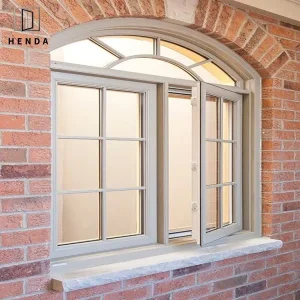 Aluminium UPVC Vinyl Hurricane Impact Resistant Double Glazed Window