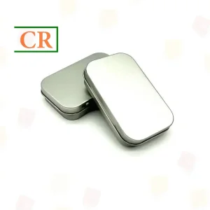 OEM Gen1 Rectangular Child Resistant Hinged Tin Box for Mints Manufacturers, Supplier