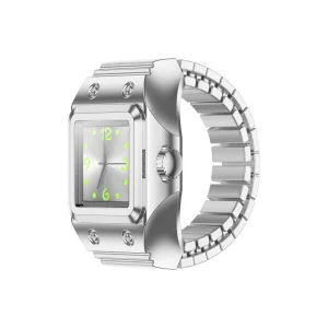 Luxury Men Quartz Watch Wr01 Finger Watch with Sleep Monitoring Health Smart Ring