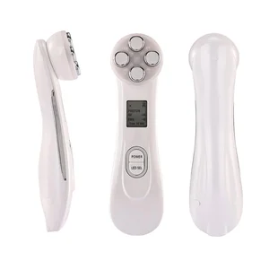Factory Direct Sale 5 in 1 High Frequency EMS Photon Microcurrent Anti-wrinkles Beauty Machine RF Led Facial Beauty Device