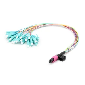Cheap Multimode OM4 24fo 24fibers 24cores MTP-LC MPO-LC Fanout Harness Patch Cable  Manufacturer, Manufacturers