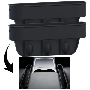 Soft Car Seat Gap Filler Silicone Storage Box
