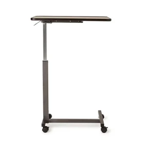 Hospital Grade Mobile Overbed Table with Adjustable Height Feature