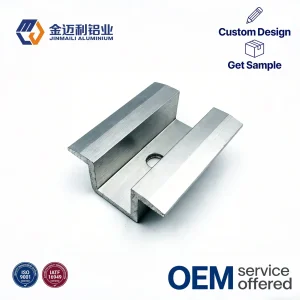 Universal Aluminum MID and End Module Clamps with Tool Free Design for Quick Solar Panel Installation