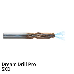 Custom Solid Carbide Coolant Drill Bit 5XD - Z Coating DIN 6537 Standard High Precision Deep Hole Drilling for Metalworking