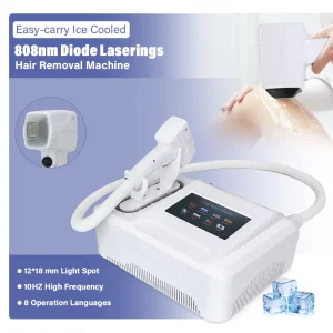 2025 Portable Easy-Carry Light Weight Ice Cooled 808nm Diode Laser Hair Removal Machine