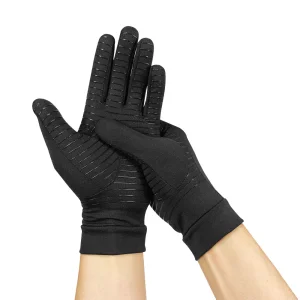 Guantes de compresión de cobre para soporte de artritis compatibles con pantallas táctiles