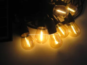 17 Bulbs LED Outdoor Weatherproof Commercial Grade String Lights