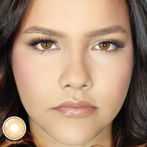 Mist Brown Coloured Lenses for Dark Eyes Best Quality Soft Eye Lenses Blue Color Contact Lenses