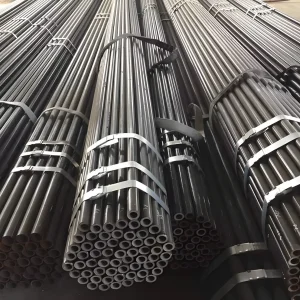 Black Seamless Alloy Tube