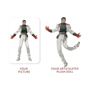 Customized Trendy Eco-friendly Anime Articulated Plush Doll Holiday Gift