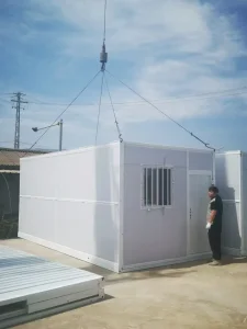 Container House, Modular Small House, Low-Cost Collective Dormitory, Independent Bathroom, with Solar Energy and Underfloor Heating, off Grid Living