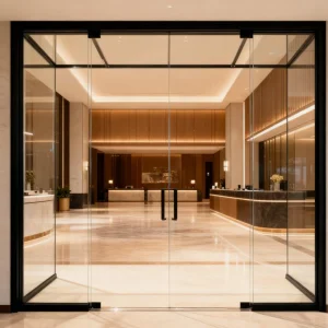 Sound Insulated Aluminum Doors for Office and Studio