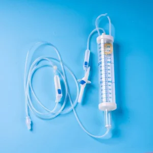 Producto de venta caliente, juego de infusión desechable con bureta para suministros médicos desechables